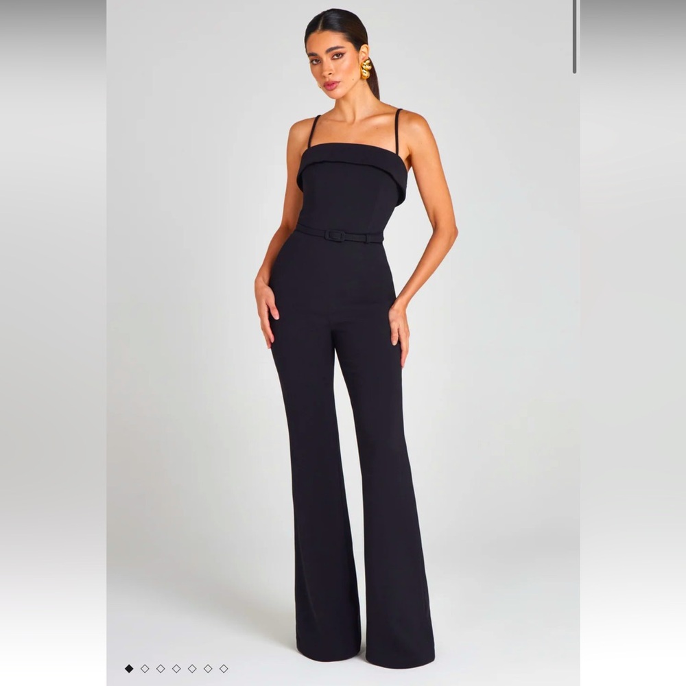 Nadine Merabi Sabrina Black Jumpsuit